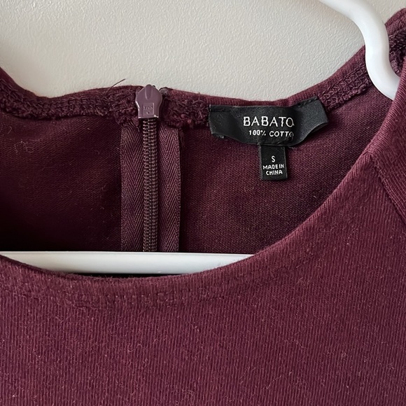 Babaton Plum peplum top - Picture 2 of 4